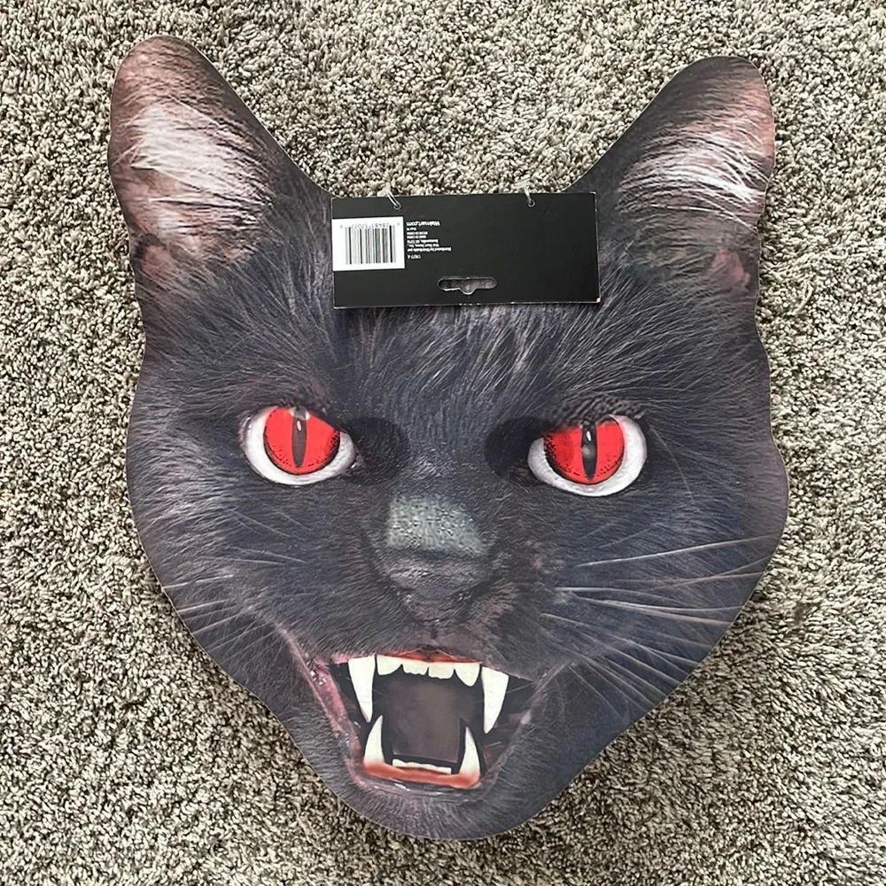 Halloween Cat Mask NWT